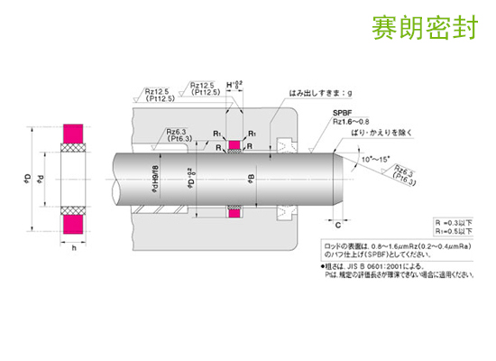 NOK-SPN型活塞桿密封_NOK密封件